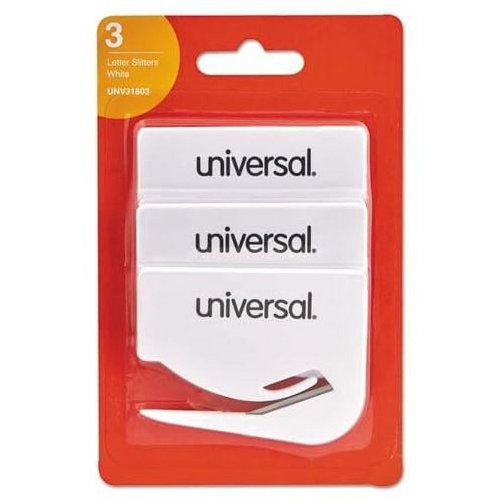 UNV31803 Letter Slitter Hand Letter Opener W/Concealed Blade (Pack Of