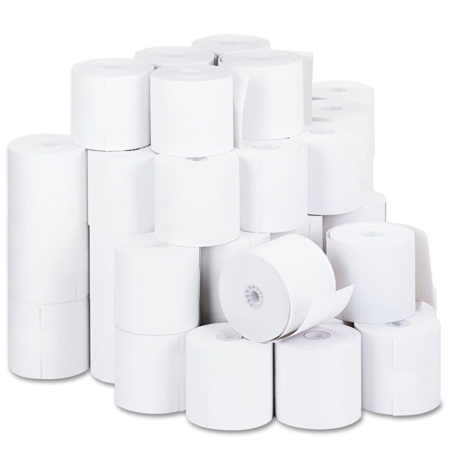 UNV32000 0.5 in. 2.75 in. x 190 ft. Impact and Inkjet Print Paper Rolls