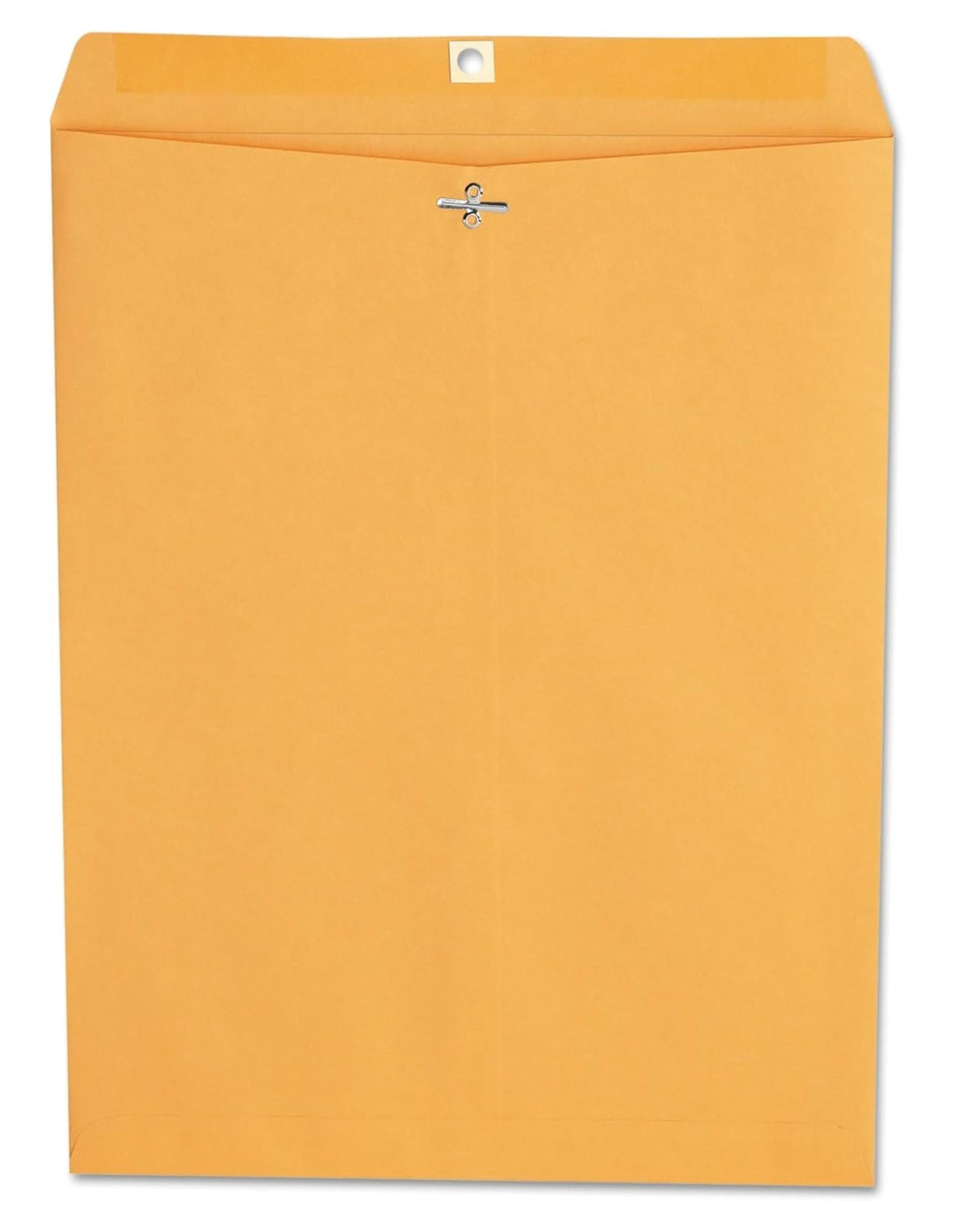 UNV35270 12 in. x 15.5 in. #110 Square Flap Clasp/Gummed Envelopes - Brown (100/Box)