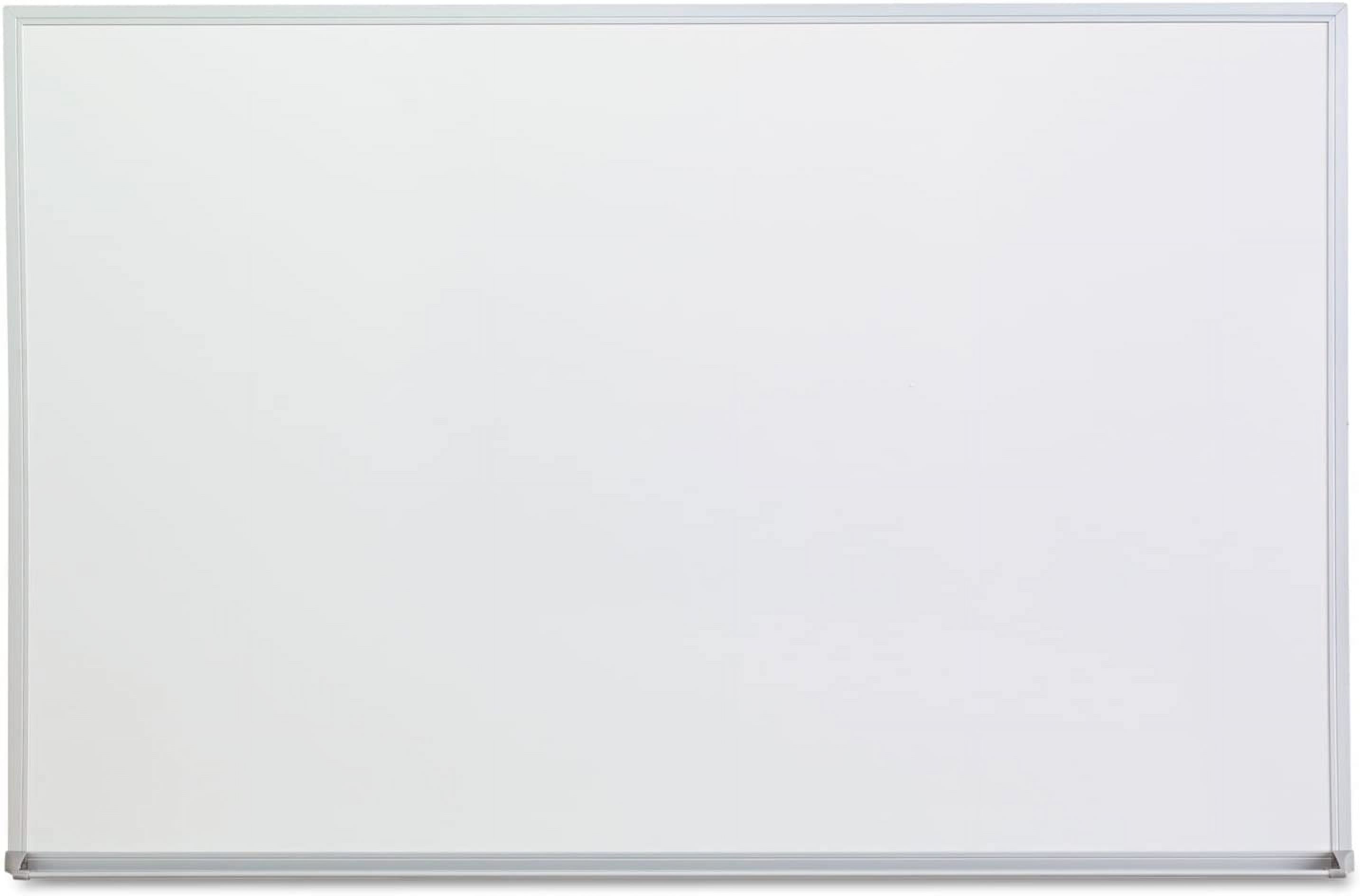 UNV43623 36 In. X 24 In. Melamine Dry Erase Board With Anodized Aluminum Frame White Surface