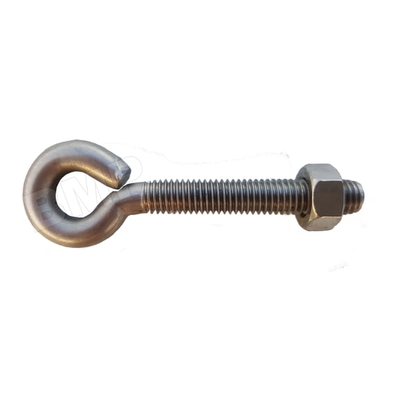 UNWELDED EYE BOLT 304-NM / A2 STAINLESS STEEL 3/8"x1.5" / M10x40 mm 1200506