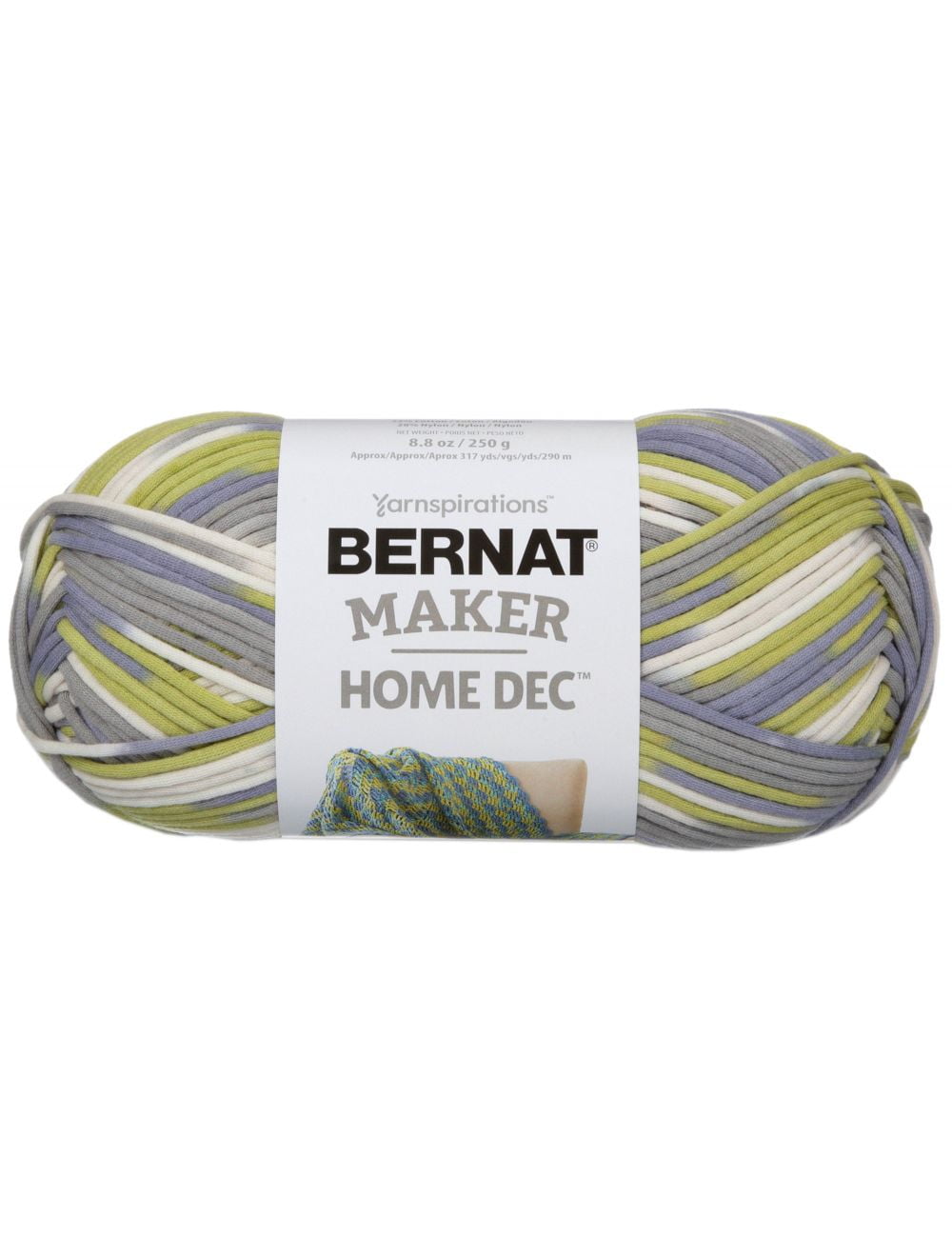UNbranded Bernat Bernat Maker Home Dec YarnLilac Fence Variegate