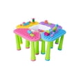 thumbnail image 1 of UNiPLAY Indoor/Outdoor Toddler Activity Table 4-Set with 42 Piece Building Blocks, Kids Play Table for Building Blocks Toy, Motor Development, Sensory Learning Toys for Toddlers, 1 of 5