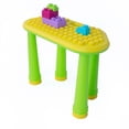 UNiPLAY Indoor/Outdoor Toddler Activity Table Set with 25 Piece ...