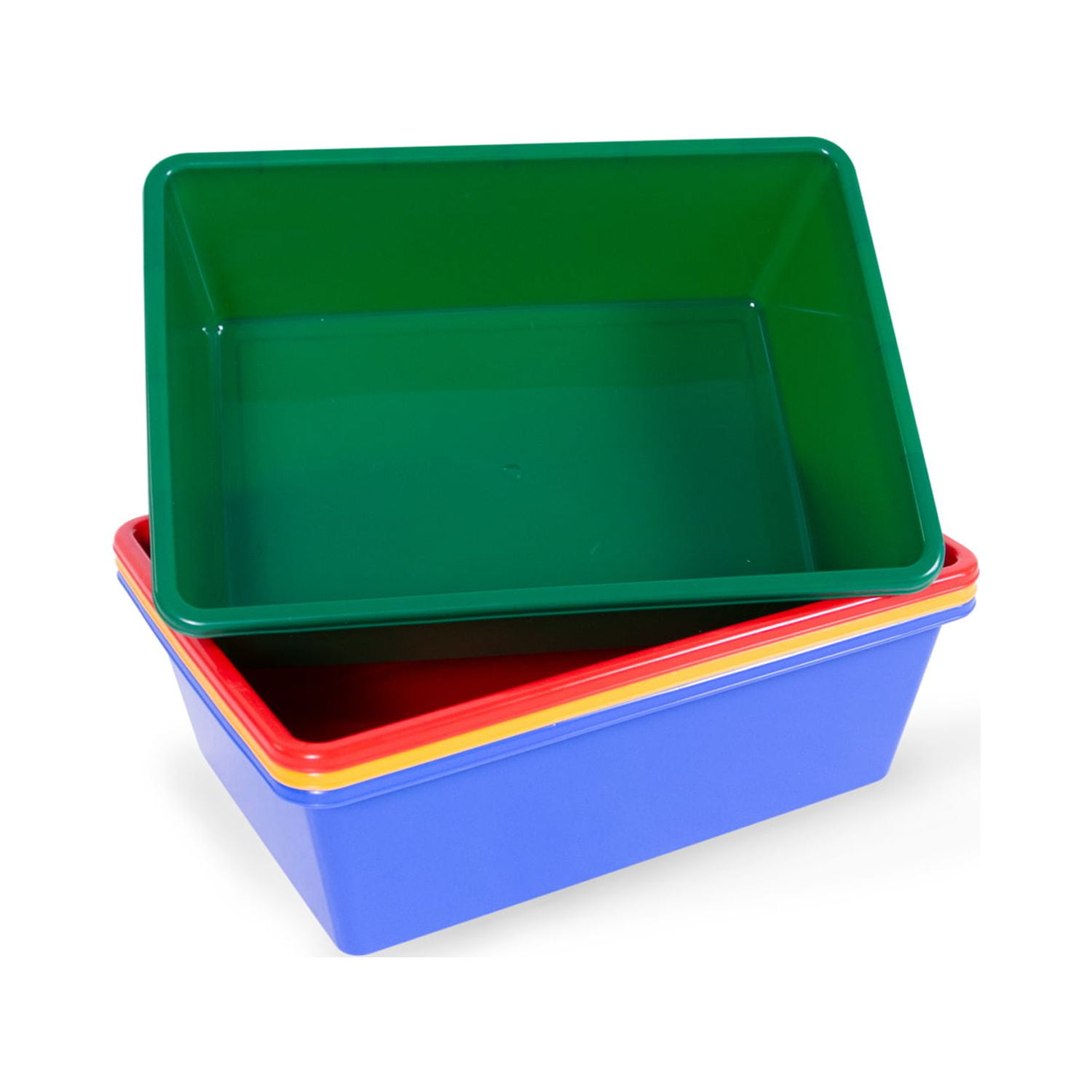 UNiPLAY Large Stackable Storage Bins for Closet Organizers, Food Organizer Bins, Pantry Storage