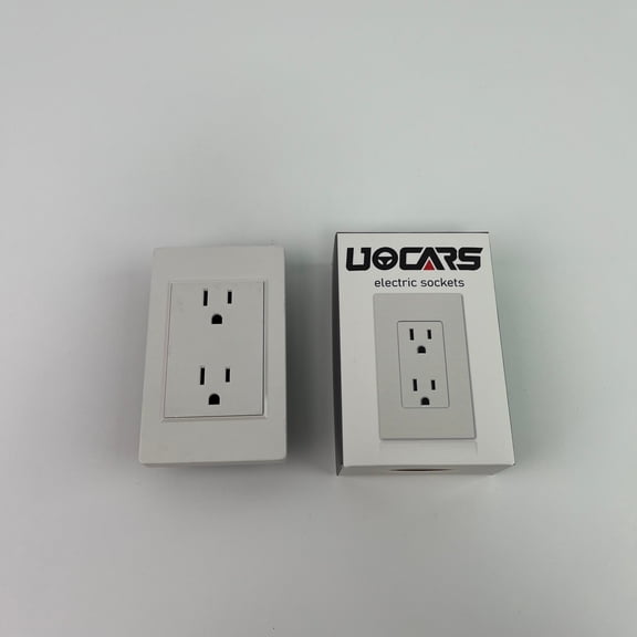 UOCARS electric sockets,20 Amp Outlet, Tamper-Resistant GFI Receptacle with LED Indicator, Self-Test Ground Fault Circuit Interrupter, White