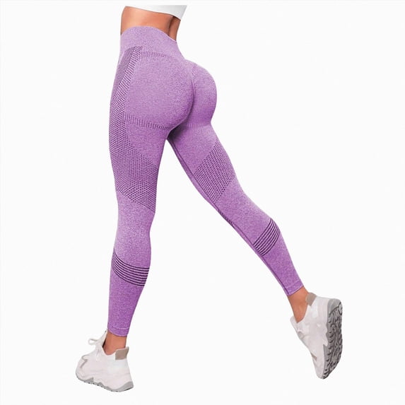 UOCUFY 2026 Ionixlabs Waist 3D Anti Cellulite Leggings for Women, Slimming Workout Yoga Pants (Purple, S)