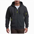 thumbnail image 1 of UOCUFY Hoodies for Men Casual Long Sleeve Full Zip Hooded Fleece Sweatshirt | Fashion Athletic Workout Jackets with Multi Pockets Black,Size S, 1 of 9