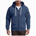 thumbnail image 1 of UOCUFY Hoodies for Men Casual Long Sleeve Full Zip Hooded Fleece Sweatshirt | Fashion Athletic Workout Jackets with Multi Pockets Navy,Size XXL, 1 of 9