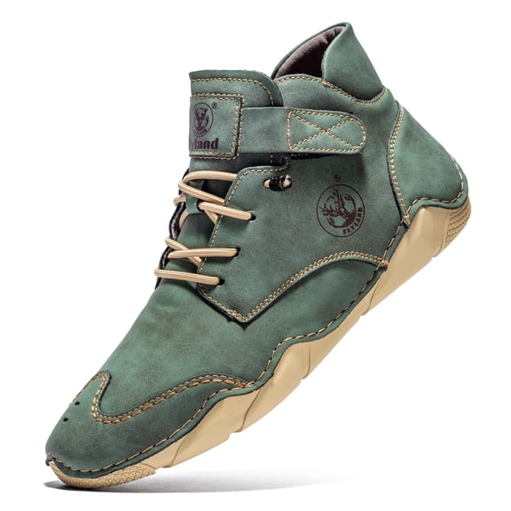 UOFEIY Fashion Men's Ankle Boots Male Handmade Leather Shoes