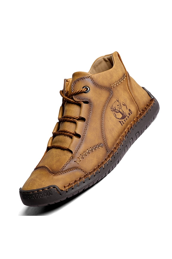 Handmade Leather Shoes Men's Chukka Boots Fashion Sneaker Vintage Classical Daily Casual Work Office Dress Shoe