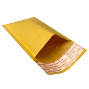UOFFICE 100 Kraft Bubble Mailers 4x8" - #000 Self-Seal Padded Envelopes