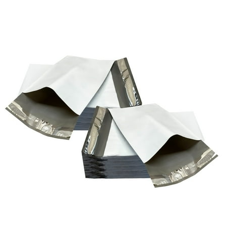 UOFFICE 1000 Poly Mailers Bags 6" x 9" - #0 White Self-Sealing Envelopes