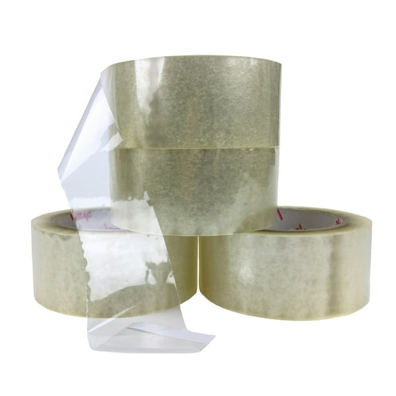 UOFFICE 3" x 110 Yds, 1.8 Mil, 24 Rls/Cs, Clear Acrylic Packing Tape
