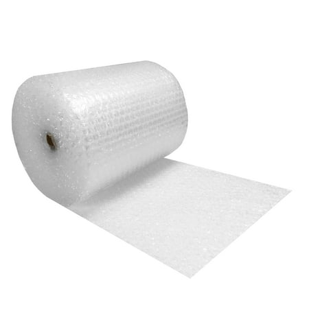 UOFFICE 5/16" Perforated Bubble Wrap Roll, 24" x 100', Clear, 1 Count