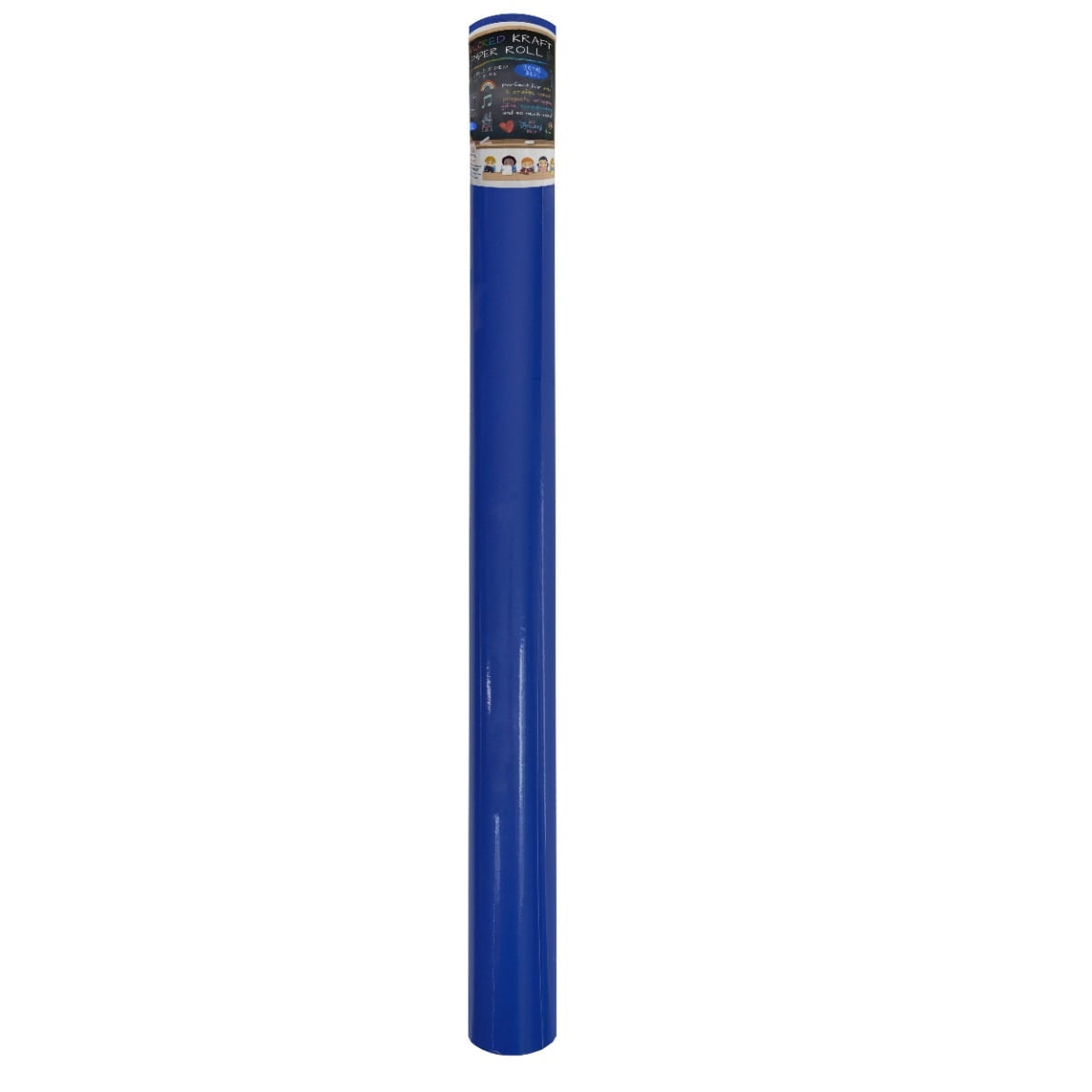 UOFFICE Colored Blue Kraft Paper Roll, 25.7 x 82'