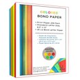 thumbnail image 1 of UOFFICE Colored Bond Paper Bundle 8.5" x 11", 20lbs, 500 Pages, Multicolor, 1 of 9
