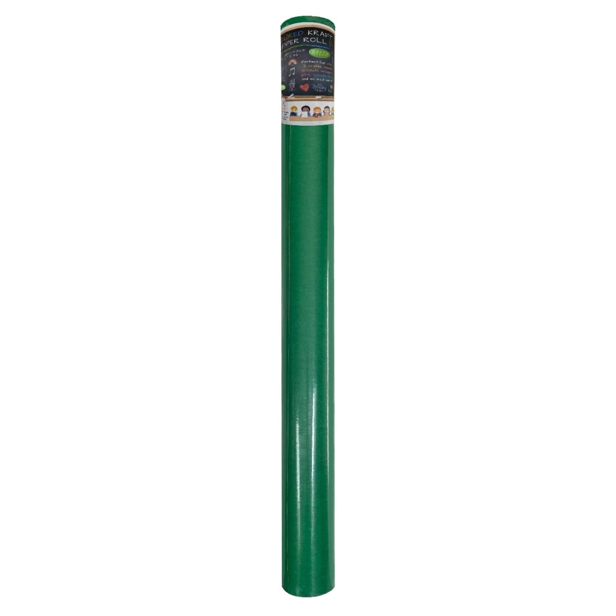 UOFFICE Colored Green Kraft Paper Roll, 25.7 x 82'