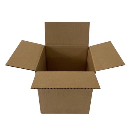 UOFFICE Foldable Shipping Boxes, Single Wall, Standard, 14" x 10" x 6", 50 Count, 1 Pack