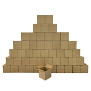 UOFFICE Corrugated Boxes 4" x 4" x 4" Cube Boxes Pack of 50 Single Wall