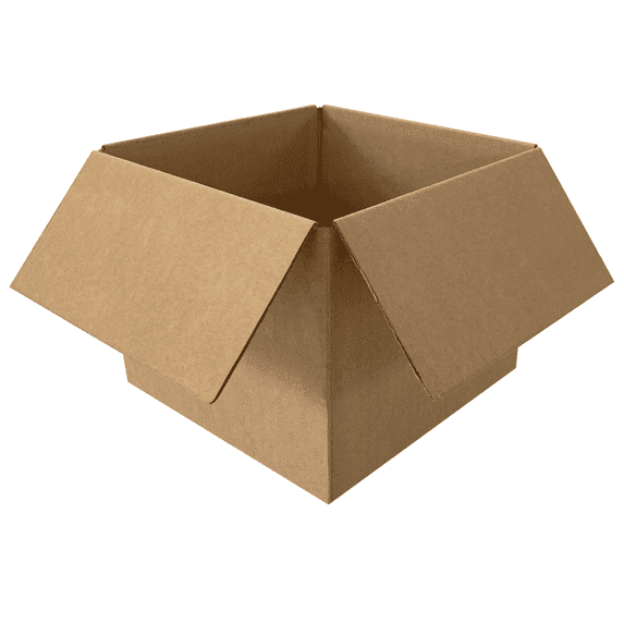 UOFFICE Foldable Shipping Boxes, Single Wall, Standard, 10 in x 10 in x 6 in, 25 Count, 1 Pack