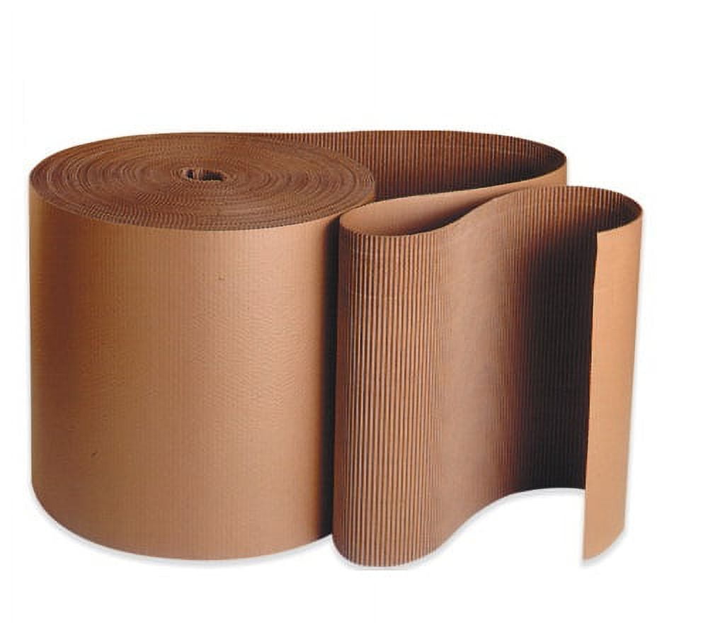 UOFFICE Corrugated Wrap 15" x 250' x 1/8" Thick - B Flute - Cardboard Wrap
