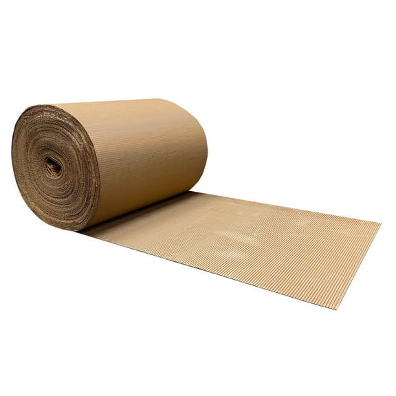 UOFFICE Corrugated Wrap 24" x 250' x 1/8" Thick - B Flute - Cardboard Wrap