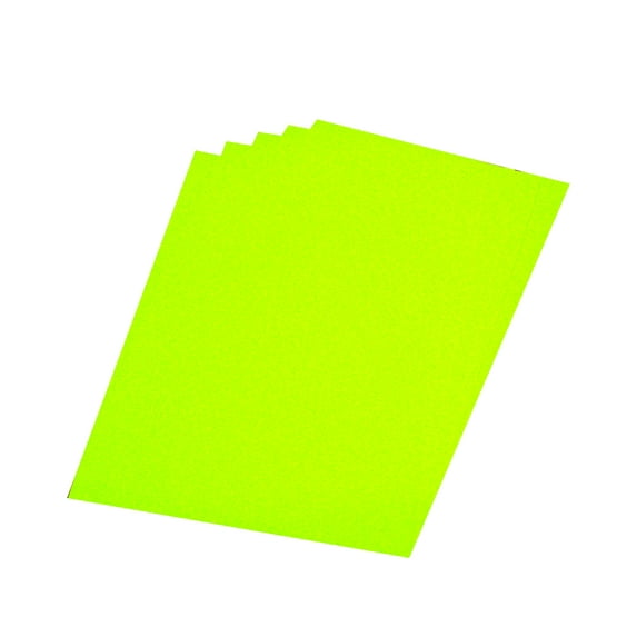 UOFFICE Fluorescent Poster Board Paper, 25.5" x 19", Yellow Pack of 50 Sheets Per Pack