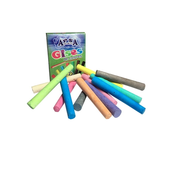 UOFFICE Multicolor Chalk, 12 Pack