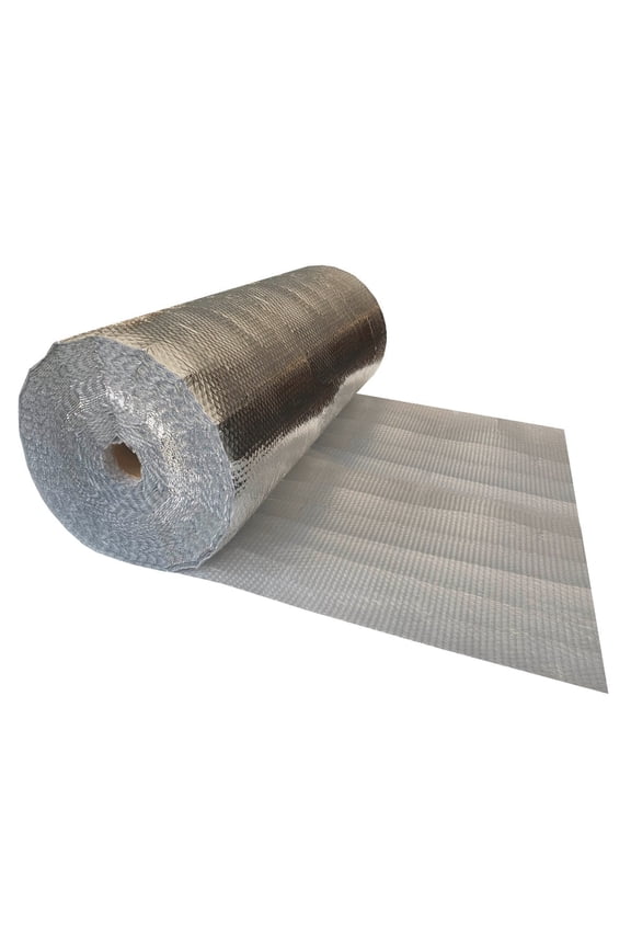 One-Sided Thermo Insulated Bubble, 48" x 125' Weatherproof Window Insulation Kits