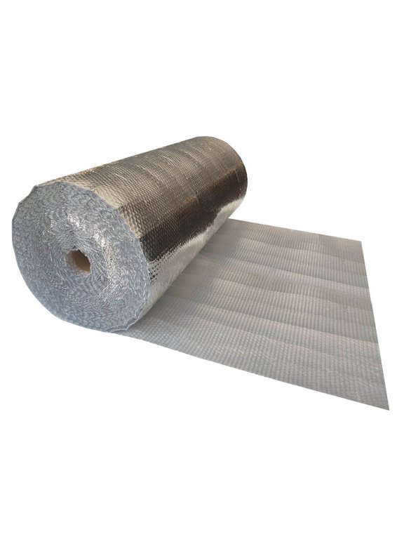 One-Sided Thermo Insulated Bubble, 48" x 125' Weatherproof Window Insulation Kits