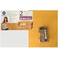 thumbnail image 1 of UOFFICE Rectangle Dual Bulletin Dry Erase Board, 23.6" x 35.4", Yellow Fiber Textile, 1 of 4