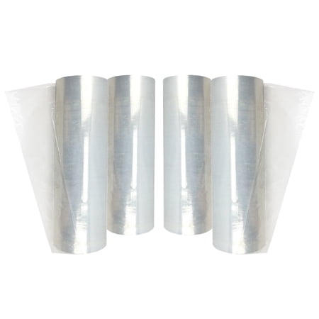 UOFFICE Stretch Wrap - 18 x 1500 x 70, 4 Rls/Cs Hand Wrap Blown