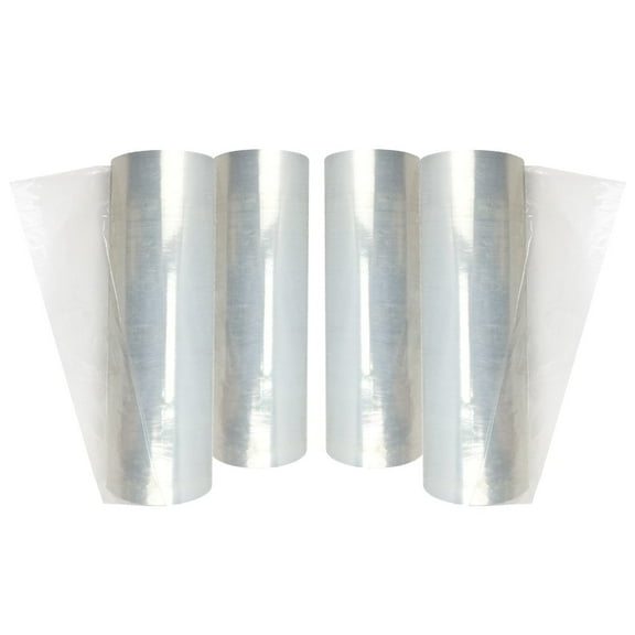 UOFFICE Stretch Wrap - 18 x 1500 x 70, 4 Rls/Cs Hand Wrap Blown