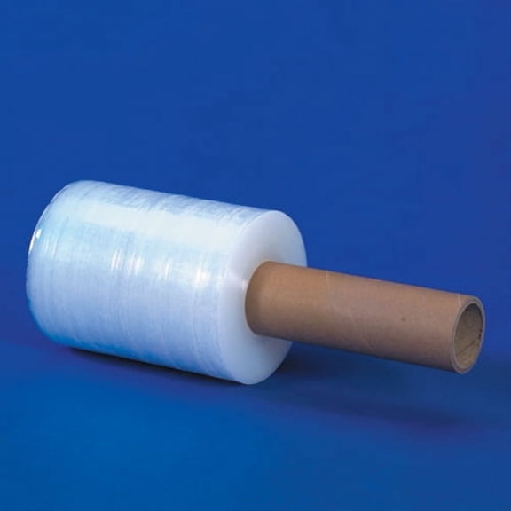 Uoffice Extended Core Stretch Wrap 5 Inch x 1000 Feet x 80 Gauge, 12 Rolls Per Case for Packaging