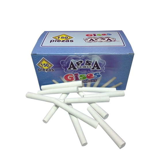 UOFFICE White Chalk, 150 Pack