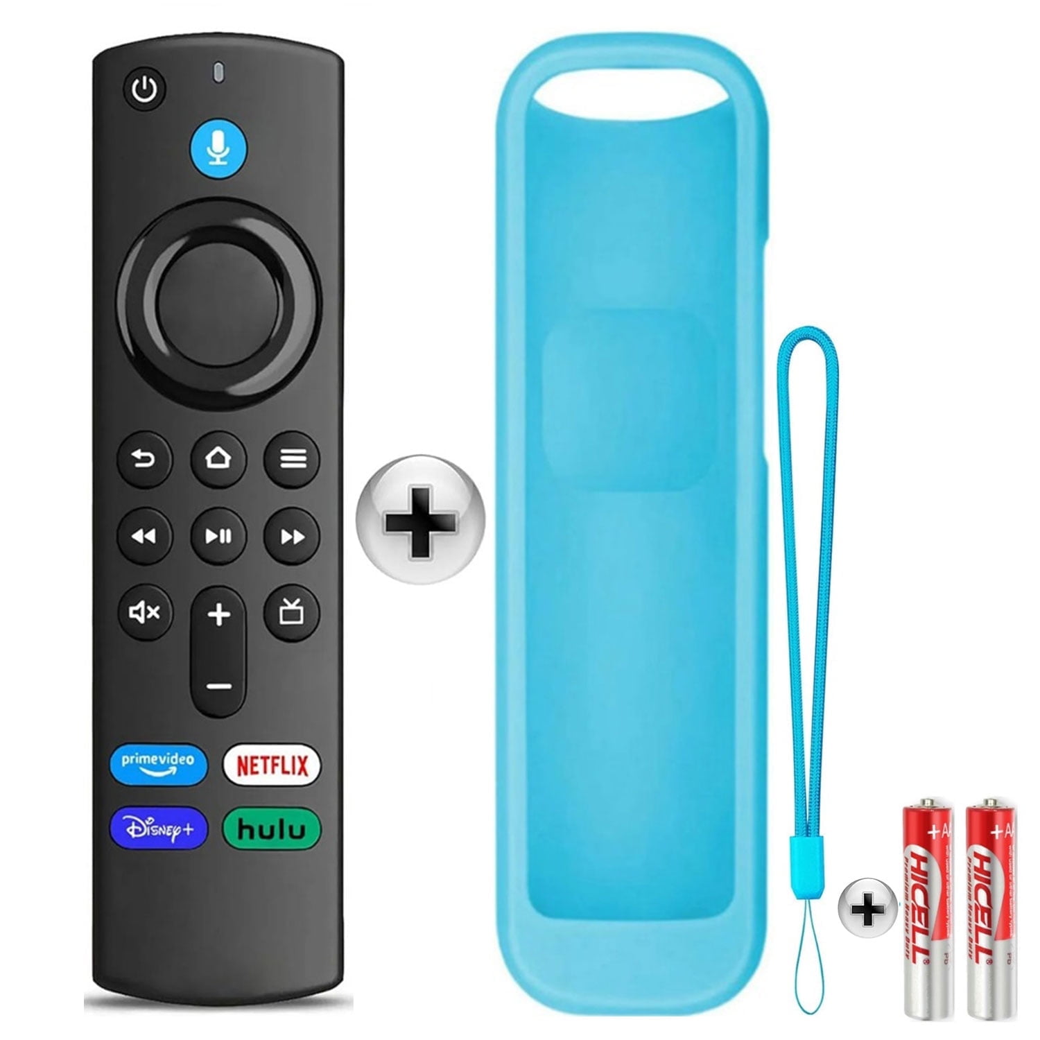 L5B83G Voice Remote Control for AMAZON Smart TV Stick (2nd Gen, 3rd Gen, Lite, 4K) for Fire Smart TV Cube (1st Gen & 2nd Gen)