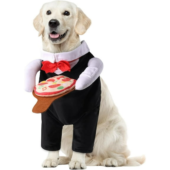 UOSIA Cowboy Dog Costume with Hat - Blue Cat & Small Dog Halloween Costume