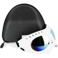 thumbnail image 1 of UOSIA Dog Goggles,Pet Sunglasses with Adjustable Strap for Medium Large Dog,L,Blue Lens, 1 of 6