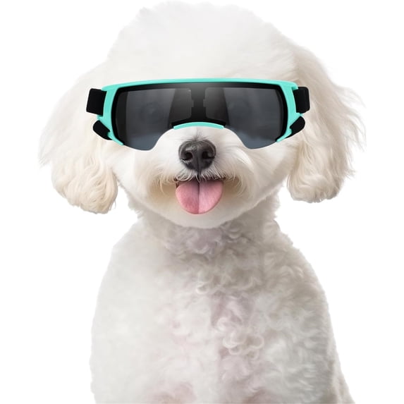 UOSIA Dog Goggles Sunglasses Small to Medium Breed Puppy Sunglasses,S,Blue