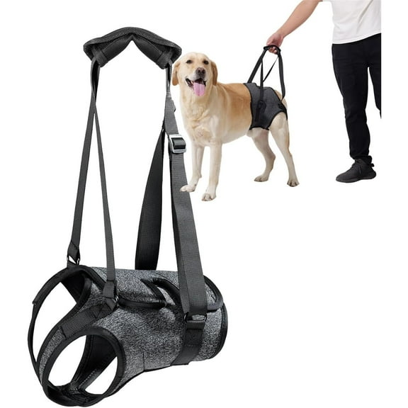 UOSIA Dog Halter Harnesses, Adjustable Lift Hanress Soft Padded Dog Support Harness