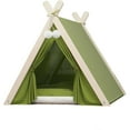 thumbnail image 1 of UOSIA Dog Teepee Bed Portable Pet Tent for Small Dogs with Soft Cushion 24inch, 1 of 7