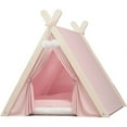 thumbnail image 1 of UOSIA Dog Teepee Bed Portable Pet Tent for Small Dogs with Soft Cushion 24inch, 1 of 7