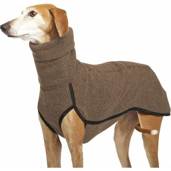 UOSIA Fleece Dog Apparel Winter Warm Dog Coat Turtleneck Cozy Jacket Pet Outfits