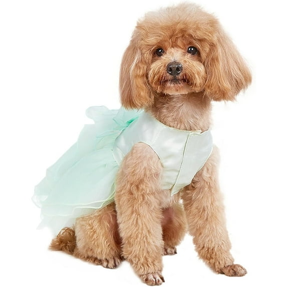UOSIA Formal Dog Princess Dress for Small Dogs Girl Cat Puppy Tutu Tulle Skirt for Wedding