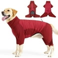 thumbnail image 1 of UOSIA Full Body Dog Winter Coat Warm Fleece Pullover Pajamas, Four Legs Dog Jacket, 1 of 7