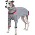 thumbnail image 1 of UOSIA Italian Greyhound Clothes, Warm Sweater for Whippets, Two-Legged Turtleneck Dog Onesie, 1 of 8