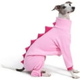 thumbnail image 1 of UOSIA Italian Greyhound Whippet Dog Fleece Dinosaur Onesie, Turtleneck Costume Outfit, 1 of 7