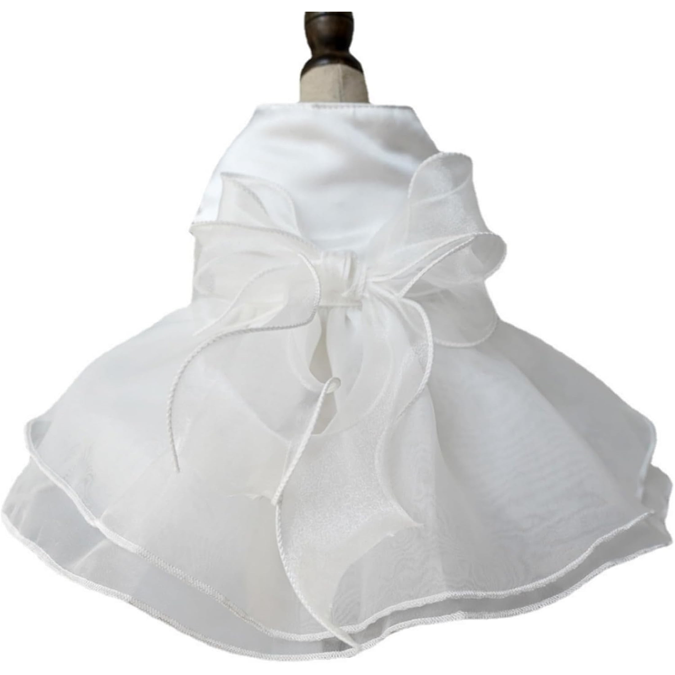 UOSIA Pet Dog Dress Girl Green Puppy Chihuahua Yorkie Tutu Skirt,M,White