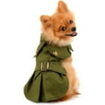thumbnail image 1 of UOSIA Pet Trench Coat for Small Dogs Windproof Fashion Jacket Belted Dog Clothes, 1 of 8